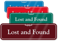 Lost and Found Sign