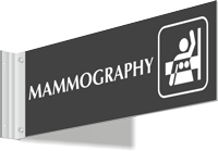 Mammography Corridor Projecting Sign