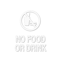 No Food Drink Graphic Sign