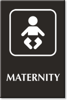 Maternity Engraved Hospital Sign