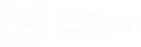 Medical Records Engraved Sign with Right Arrow Symbol