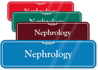 Nephrology Showcase Hospital Sign