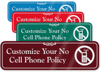 No Cell Phone Symbol Sign