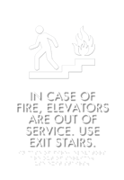 Do Not Use Elevator Sign