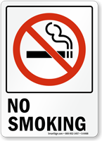 No Smoking with Symbol