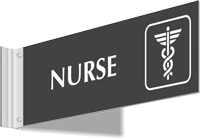 Nurse Above Door Corridor Sign