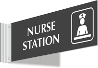 Nurse Station Corridor Projecting Sign