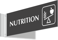 Nutrition Corridor Projecting Sign