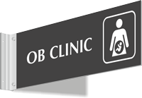 Ob Clinic Corridor Projecting Sign