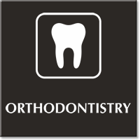Orthodontistry Engraved Hospital Sign