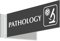 Pathology Corridor Projecting Sign