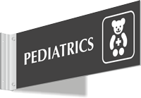 Pediatrics Corridor Projecting Sign