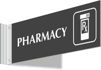Pharmacy Corridor Projecting Sign