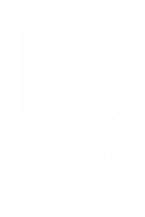 Engraved Physical Therapy Sign with Physiotherapist Symbol