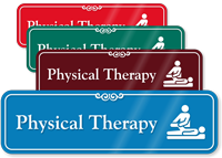 Physical Therapy Physiotherapist Showcase Hospital Sign