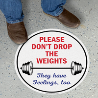 Please Don't Drop the Weights, They Have Feelings Too