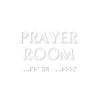 Prayer Room TactileTouch™ Sign with Braille