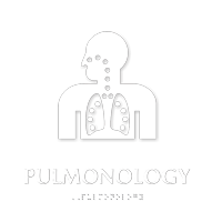 Pulmonology Braille Hospital Sign with Respiratory Symbol