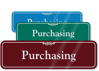 Purchasing Sign