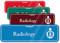 Radiology Imaging Showcase Hospital Sign