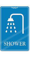 Shower ShowCase Wall Sign