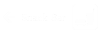 Snack Bar Engraved Sign with Left Arrow Symbol