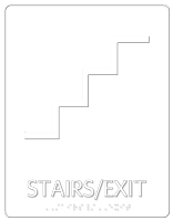 Stairs Exit Avalon Regulatory Sign