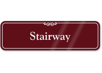 Stairway ShowCase Wall Sign