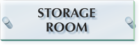 Storage Room ClearBoss Sign