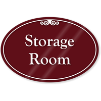 Storage Room ShowCase Sign ShowCase Sign