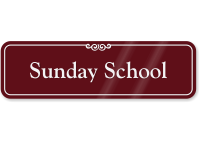 Sunday School ShowCase Wall Sign