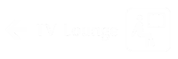 TV Lounge Engraved Sign with Left Arrow Symbol