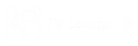 TV Lounge Engraved Sign with Right Arrow Symbol