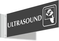 Ultrasound Corridor Projecting Sign