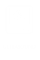 Ultrasound Engraved Hospital Sign with Pregnancy Scan Symbol