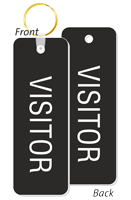 Visitor Double Sided Keychain