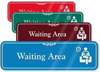 Waiting Area Lounge Showcase Hospital Sign