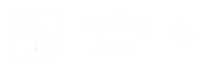 Waiting Area Engraved Sign with Right Arrow Symbol