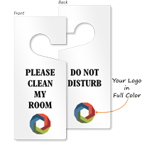 Custom Do Not Disturb Logo Door Hang Tag
