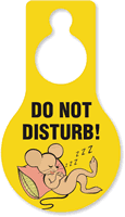 Do Not Disturb Door Hanger Tag