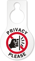 Privacy Please Door Hang Tag