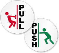 Pull Push Label
