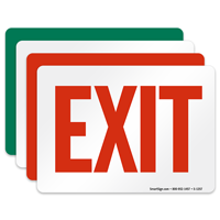 Exit Entrance Sign