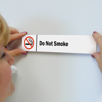 Do Not Smoke Stacking Magnetic Door Sign
