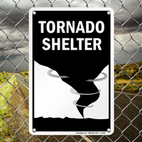 Tornado Shelter Sign