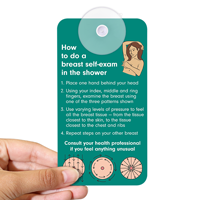 How To Do Breast Self-Examination Suction Cup Tag