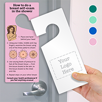 2 Sided Breast Self Exam Hang Tags