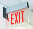 Universal Mount Edge Lit LED Exit Sign