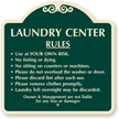 Laundry Center Rules SignatureSign