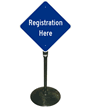Registration Here Sign and Post Kit